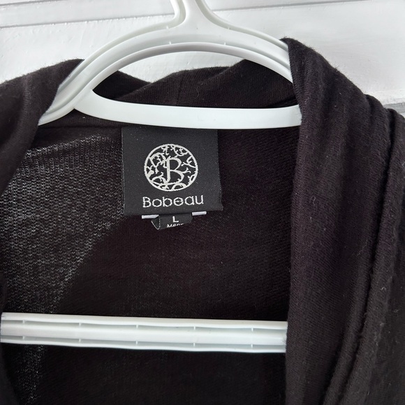 Black jersy knit sweater - Picture 2 of 2